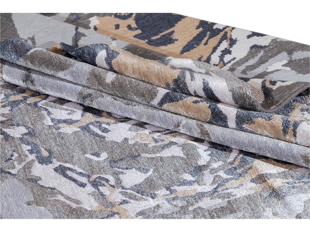 21st Century Modern Silk Rug 10 X 14