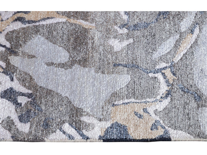 21st Century Modern Silk Rug 10 X 14
