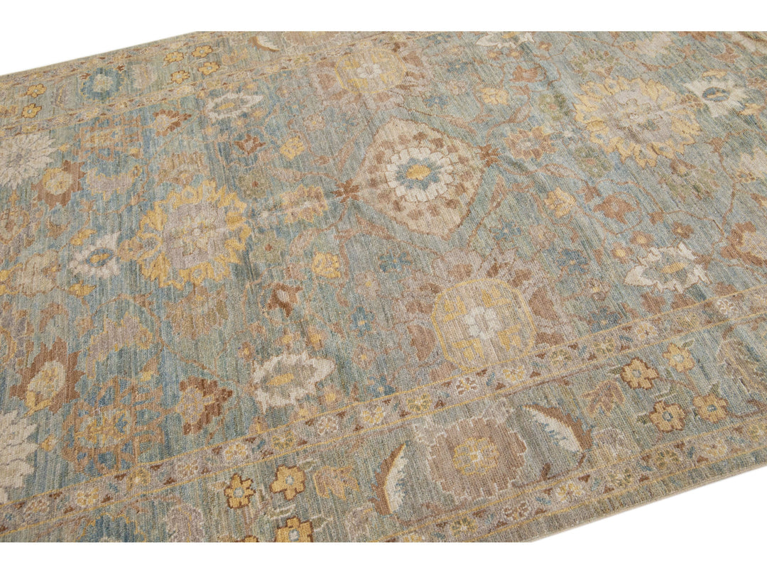 Modern Sultanabad Wool Rug 6 X 9