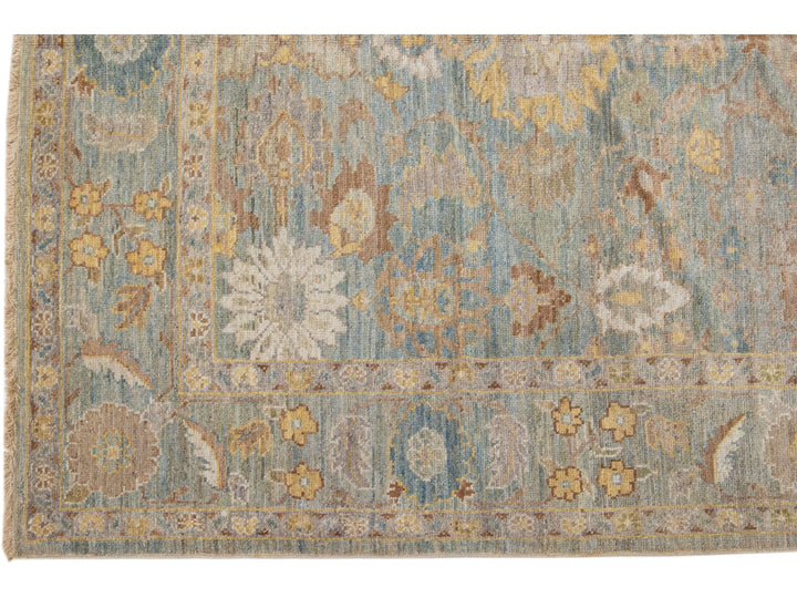 Modern Sultanabad Wool Rug 6 X 9