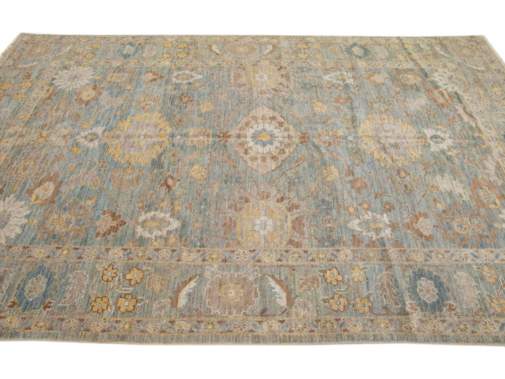 Modern Sultanabad Wool Rug 6 X 9