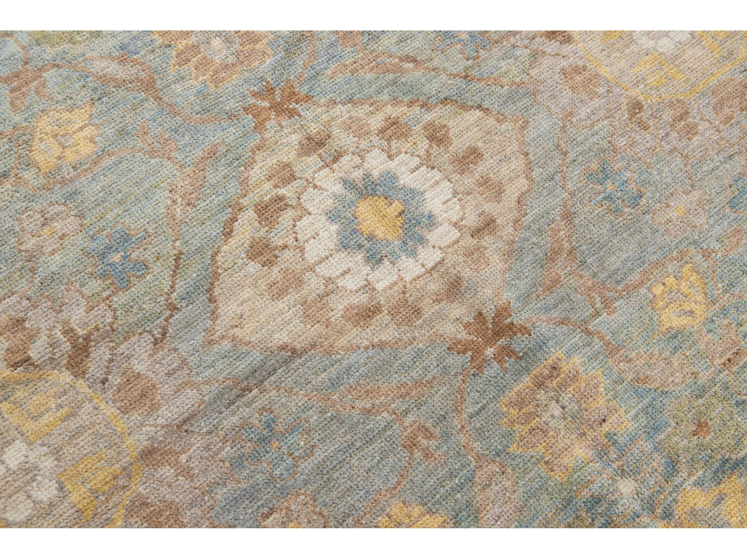 Modern Sultanabad Wool Rug 6 X 9