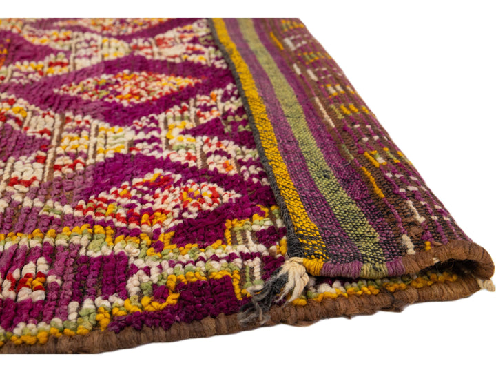 Vintage Tribal Moroccan Wool Rug 5 X 9