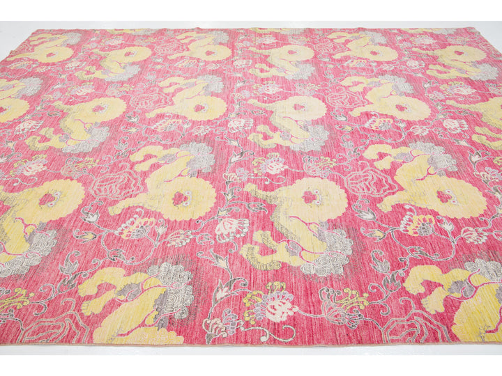 Modern Chinese Style Wool Rug 9 X 12