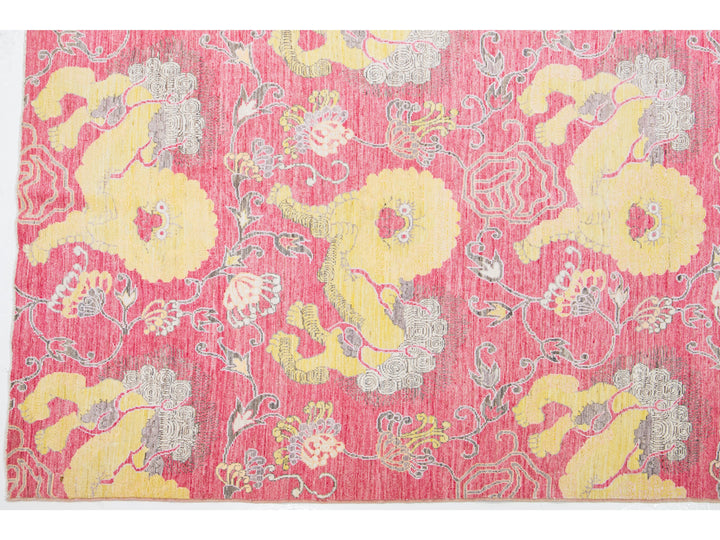 Modern Chinese Style Wool Rug 9 X 12