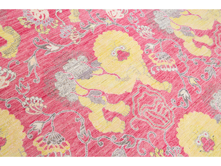 Modern Chinese Style Wool Rug 9 X 12