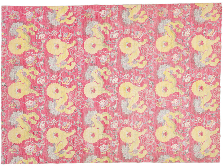 Modern Chinese Style Wool Rug 9 X 12