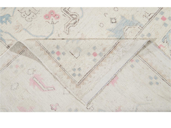 Modern Afghan Khotan Wool Rug 9 X 13