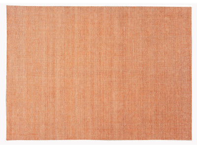 Modern Bamboo & Silk Groove Rug 10 X 14