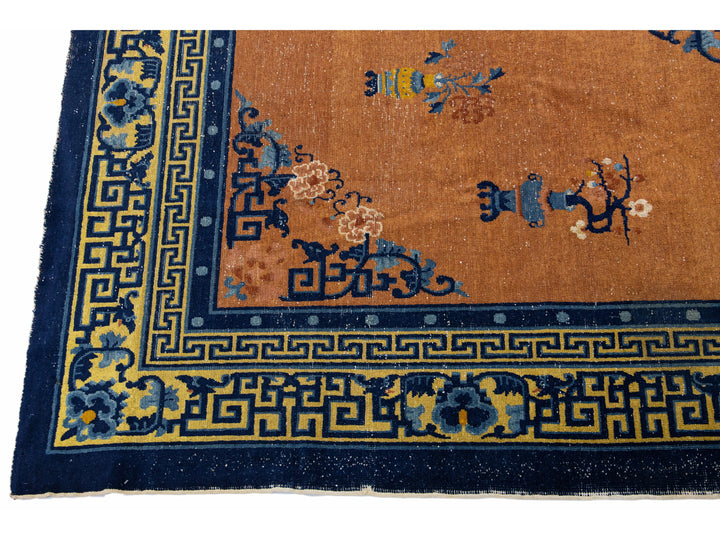 Antique Art Deco Chinese Rug 8 X 10