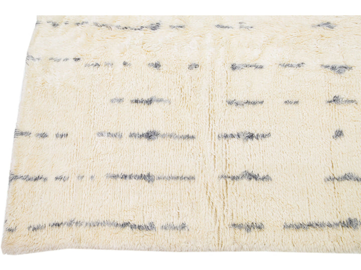 Modern Moroccan Style Wool Rug 12 X 15