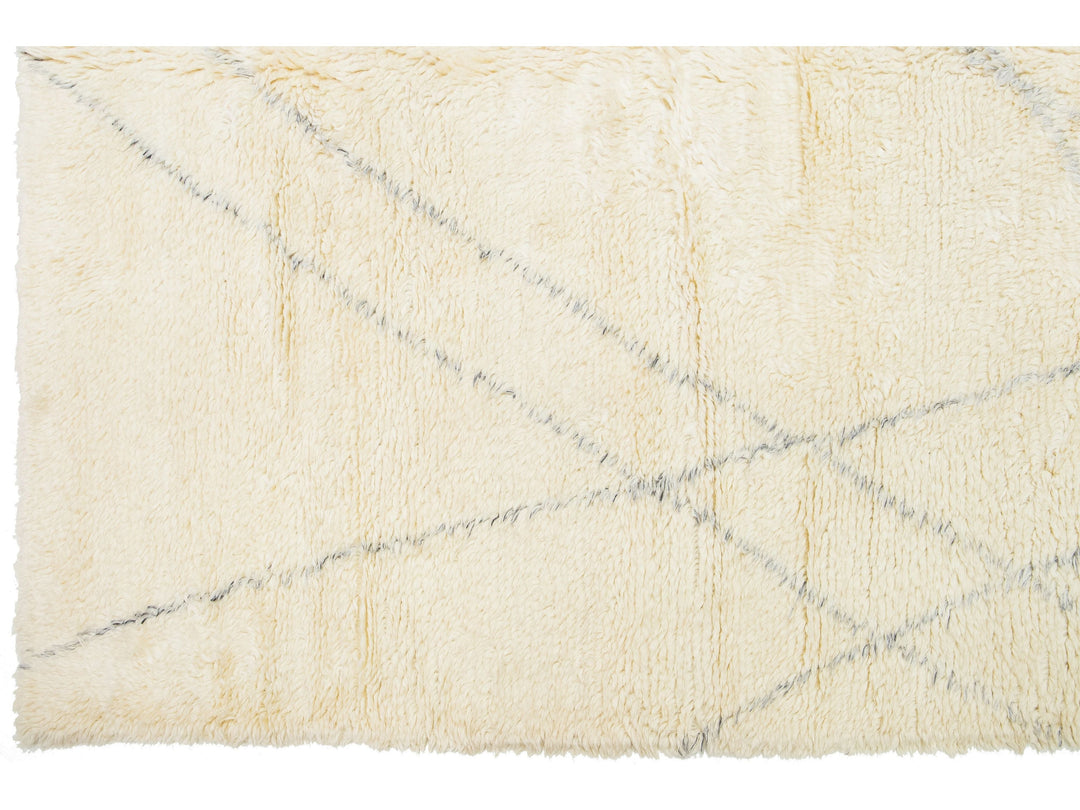 Modern Moroccan Style Wool Rug 12 X 15