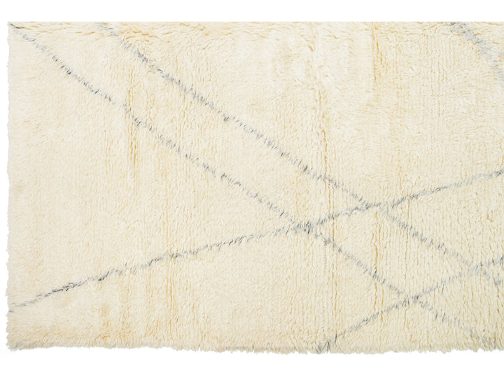 Modern Moroccan Style Wool Rug 12 X 15