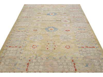 Modern Sultanabad Wool Rug 6 X 10