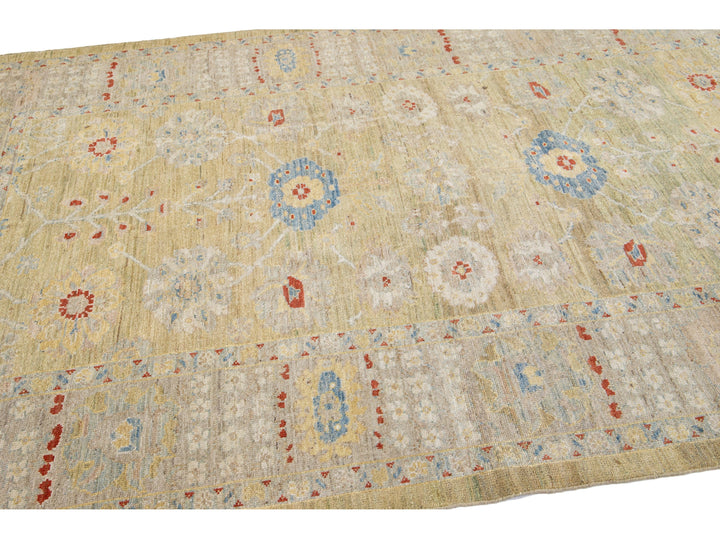 Modern Sultanabad Wool Rug 6 X 10