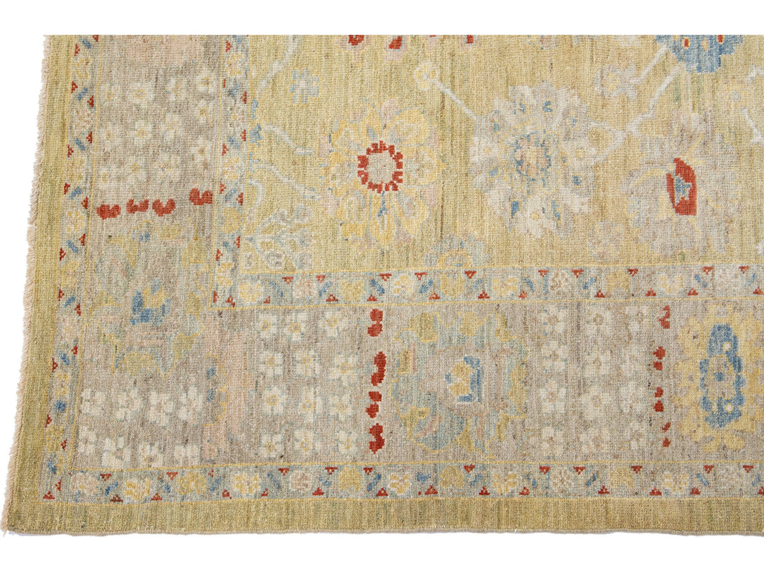 Modern Sultanabad Wool Rug 6 X 10