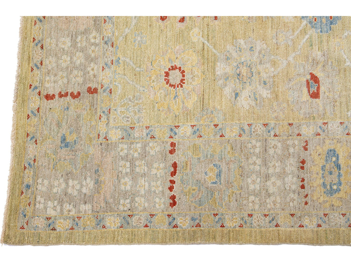 Modern Sultanabad Wool Rug 6 X 10