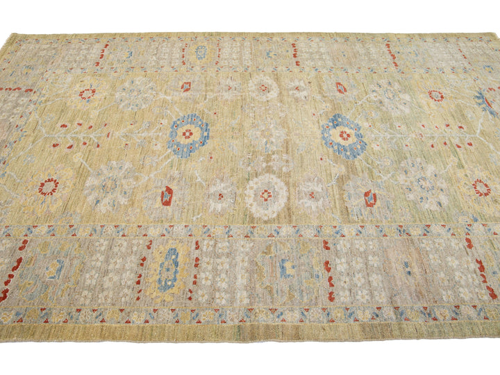 Modern Sultanabad Wool Rug 6 X 10