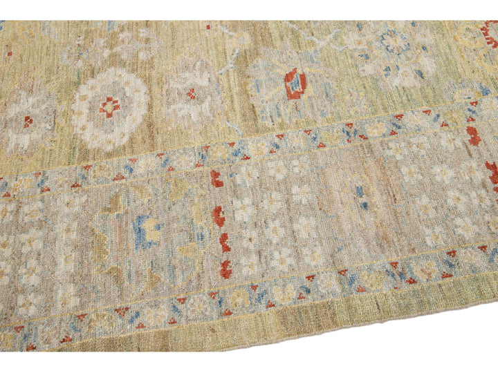 Modern Sultanabad Wool Rug 6 X 10