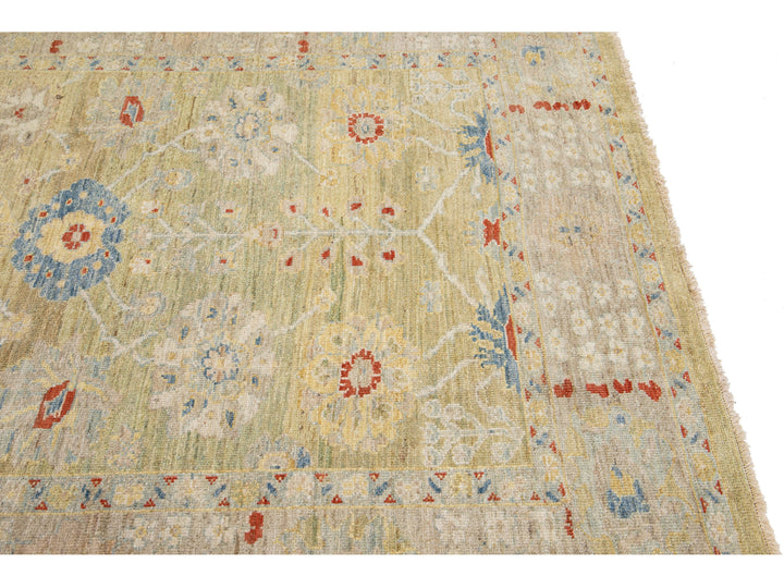 Modern Sultanabad Wool Rug 6 X 10