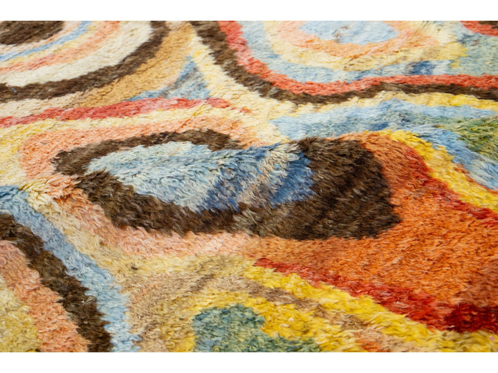 Modern Moroccan Wool Rug 6 X 9