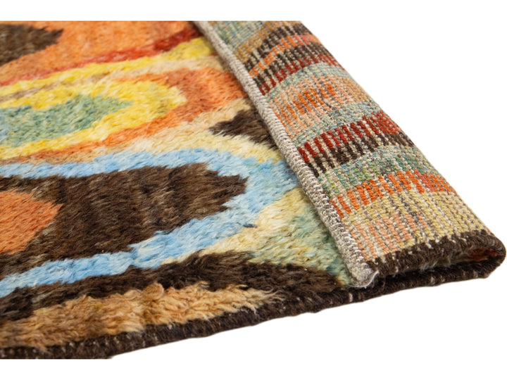 Modern Moroccan Wool Rug 6 X 9