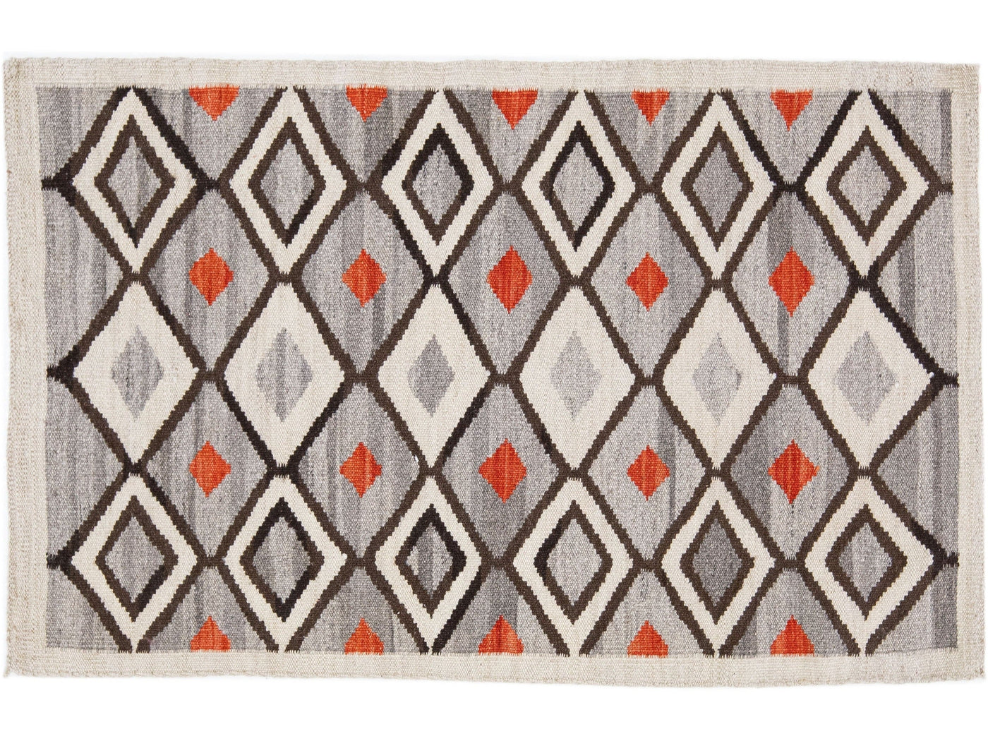 Modern Navajo Wool Rug 3 X 5