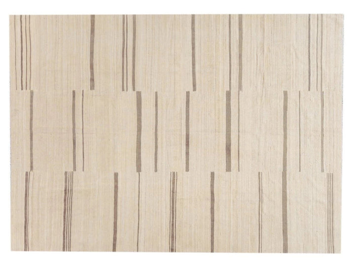 Modern Kilim Wool Rug 9 X 12