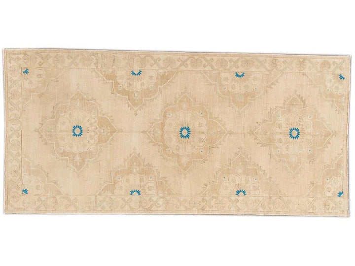 Mid-20th Century Beautiful Turkish Runner Rug, 5 X 10
