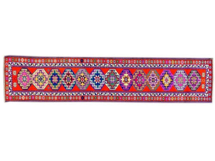 Vintage Beautiful Turkish Runner Rug, 3 X 12