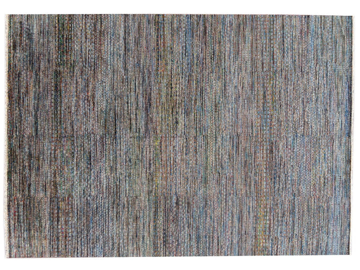 21st Century Modern Sari Wool Rug 10' x 14'