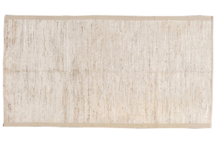 Modern Moroccan-Style Wool Rug 5 X 10