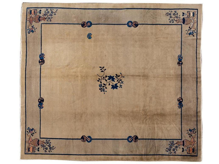 Antique Chinese Peking Wool Rug 10 X 11