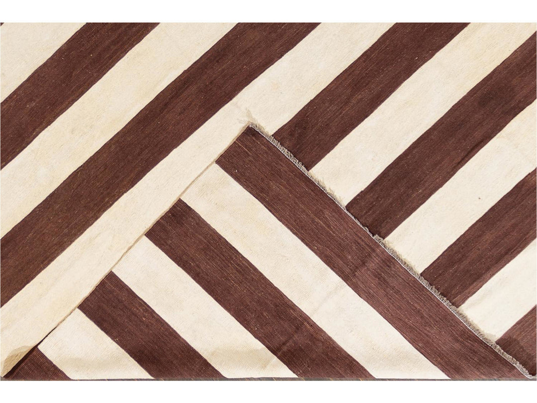 Modern Kilim Wool Rug 9 X 10