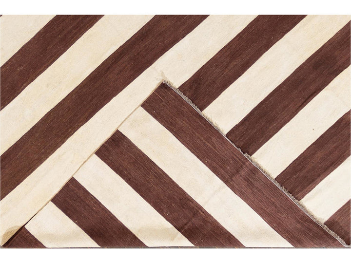 Modern Kilim Wool Rug 9 X 10
