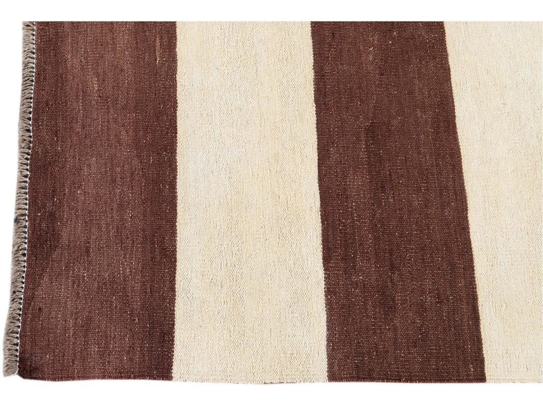 Modern Kilim Wool Rug 9 X 10
