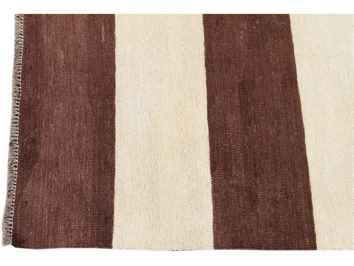 Modern Kilim Wool Rug 9 X 10