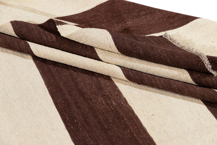 Modern Flatweave Kilim Wool Rug 10 X 14
