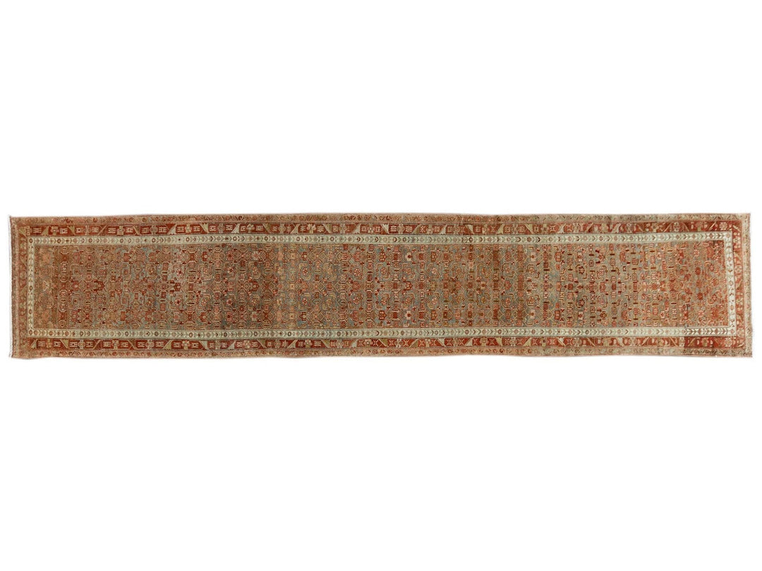 Early 20th Century Antique Malayer Wool Runner Rug, 3 X 16