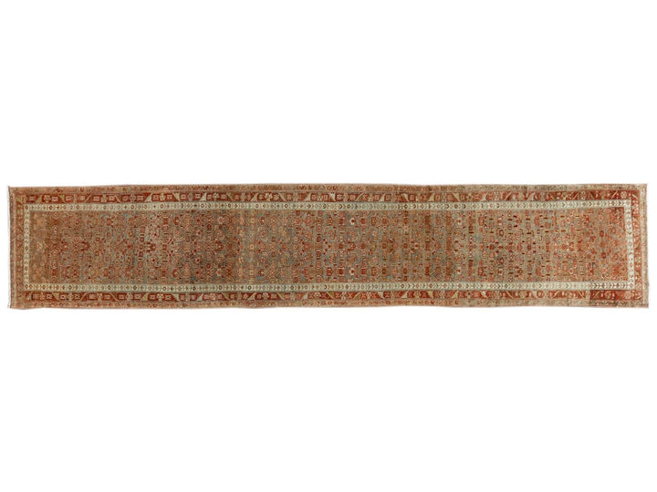 Early 20th Century Antique Malayer Wool Runner Rug, 3 X 16