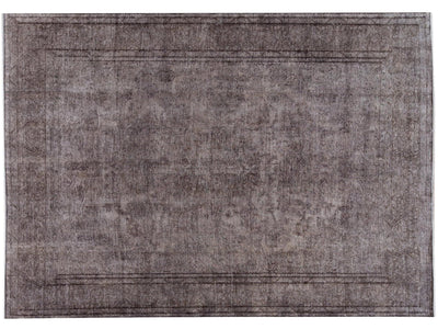 Vintage Distressed Wool Rug 10 X 14