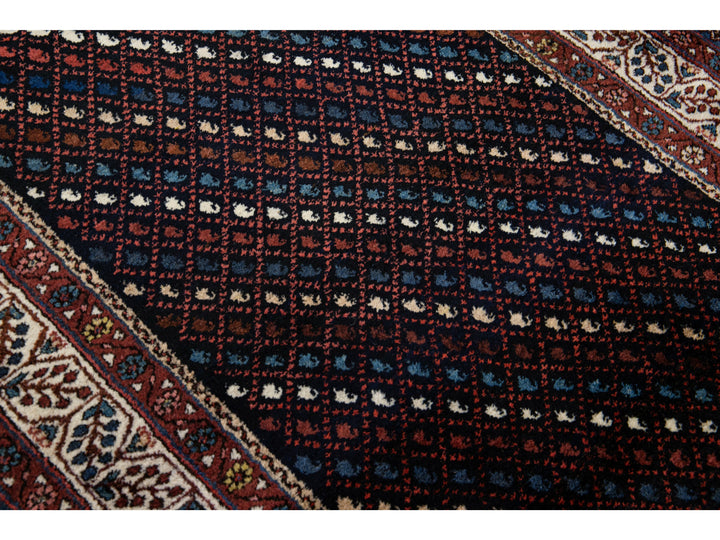 Antique Kurd Wool Runner 4 X 11