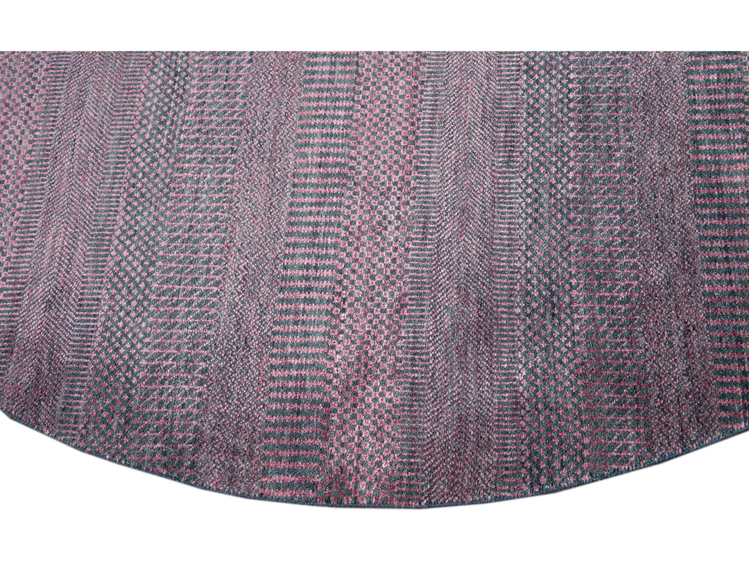 Modern Savannah Style Round Rug 7 X 7