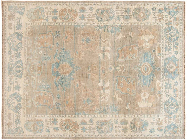 Contemporary Sultanabad Wool Rug 10 X 14