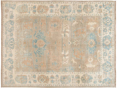 Contemporary Sultanabad Wool Rug 10 X 14