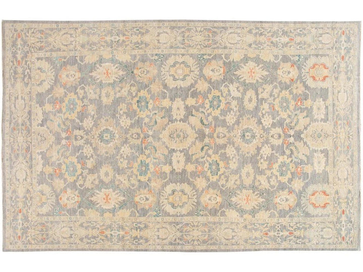 Modern Sultanabad Oversize Wool Rug 12 X 18