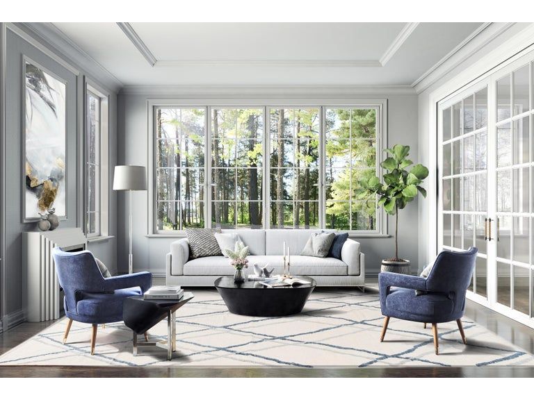 Modern Moroccan Wool Rug 9 X 13