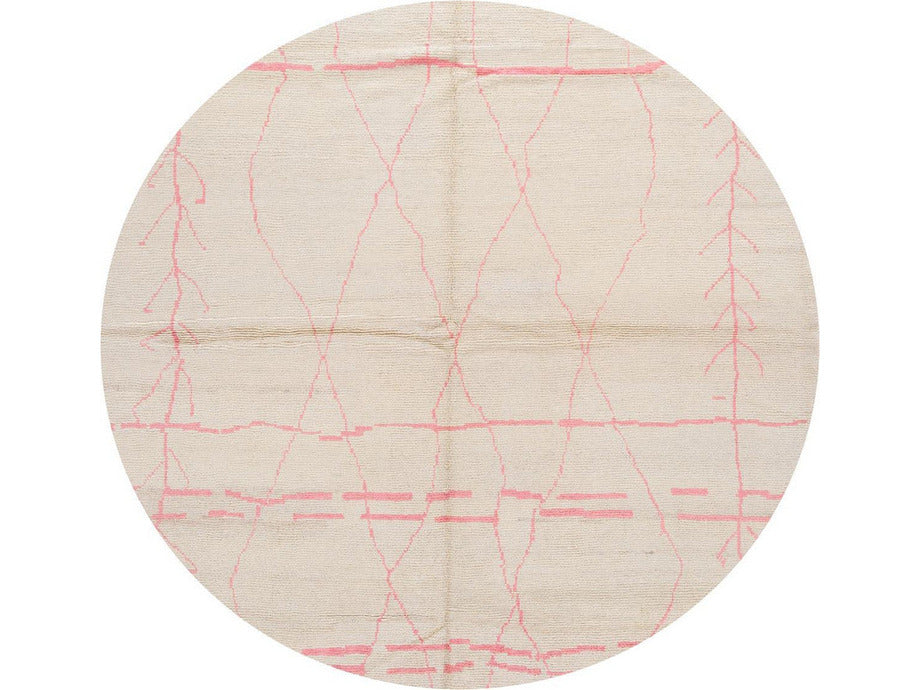 Modern Moroccan-Style Wool Rug 9 X 12