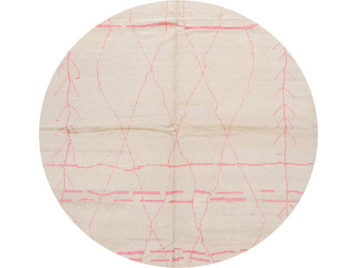 Modern Moroccan-Style Wool Rug 9 X 12