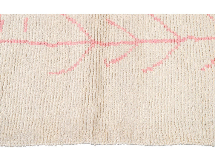 Modern Moroccan-Style Wool Rug 9 X 12